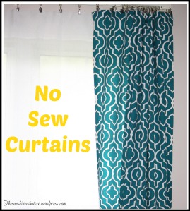 No Sew curtains