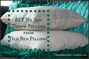 No sew pillows